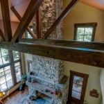 Black mountain craftsman ceiling truss