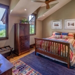 Black mountain craftsman bedroom