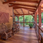 Black Mountain craftsman covered deck