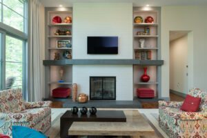 Living Stone Design+Build Hillin-Guilbeau Living Room Decor