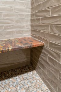 Living Stone Design+Build Hillin-Guilbeau Shower Tile
