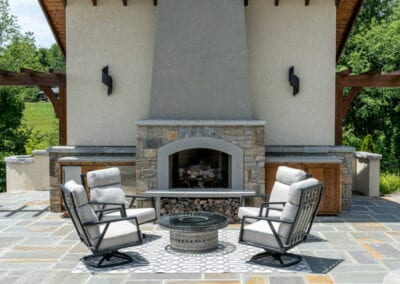 Living Stone Design+Build Cabana Front View