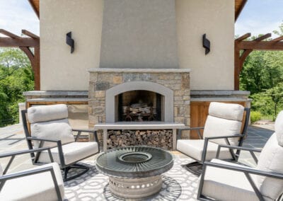 Living Stone Design+Build Fireplace Lounge