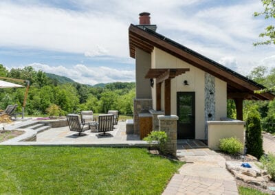 Living Stone Design+Build Cabana Side View