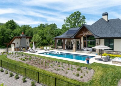 Living Stone Design+Build Pool House View