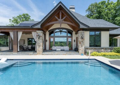 Living Stone Design+Build Pool and Back Door