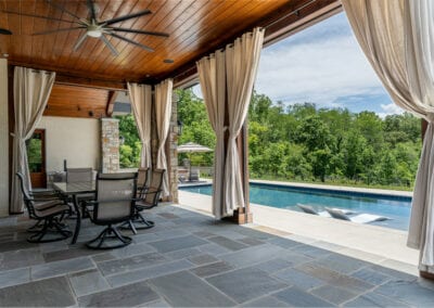 Living Stone Design+Build cabana table