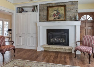 vogel renovation fireplace